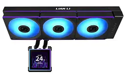 СВО Lian Li HydroShift II LCD-S 360CL Black (G89.GHS2LCDS36CB.000) (G89.GHS2LCDS36CB.00) - мініатюра 2