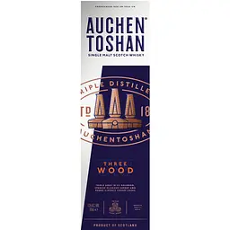 Віскі Auchentoshan Three Wood Single Malt Scotch Whisky, 43%, 0,7 л - мініатюра 2