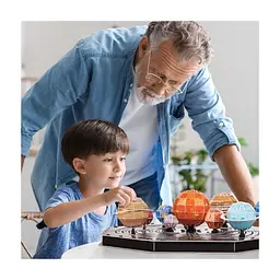 Пазл Cubic Fun Тривимірна головоломка-конструктор Stem Сонячна система (DS1087h) - мініатюра 4