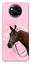 Чохол Demsky Horse with flower для Xiaomi Poco X3 NFC / Poco X3 Pro