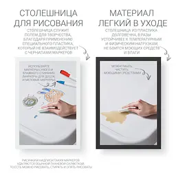 Дитячий функціональний столик і два стільчики Poppet Пудра, рожевий (PP-001P) - мініатюра 5