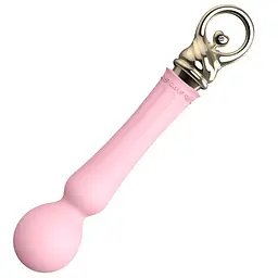 Вібромасажер Zalo Confidence Pre-Heating Wand Massager 22.5 см рожевий - мініатюра 2
