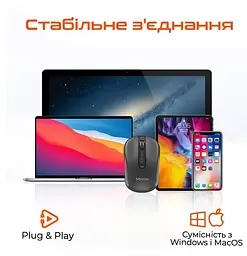 Миша Meetion MT-BTM185R-A (MT-BTM185R-A) - мініатюра 4