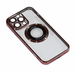 Магнітний чохол XON PhoneCase Magnetic для iPhone 14 Pro Max (PCMC1114400P 8185) Рожевий/Прозорий