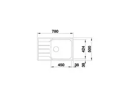 Кухонна мийка Blanco Lemis XL 6 S-IF Compact (525111) - мініатюра 3
