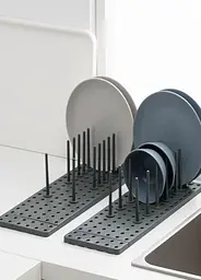 Розсувний кухонний органайзер для посуду Good Idea MAG-743 телескопічна підставка сушарка для кришок та каструль - мініатюра 4