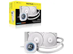 Водяне охолодження Corsair Nautilus 240 RS LCD White (CW-9061032-WW) - мініатюра 10