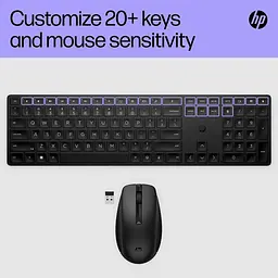 Комплект (Клавіатура та Миша) HP 650 WL EN/UK Black - мініатюра 4