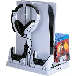 Підставка для консолі OIVO IV-P5246XW для PS5 Fat/Slim White [128704] - мініатюра 6