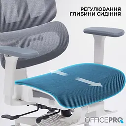 Офісне крісло OfficePro Skyline OC750-W-DG-DG (OC750-W-DG-DG) - мініатюра 6