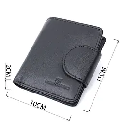 Вертикальний гаманець для жінок із натуральної шкіри ST Leather 22701 чорний - мініатюра 3