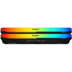 Модуль пам'яті для комп'ютера DDR4 32GB (2x16GB) 3600 MHz FURY Beast RGB Kingston Fury (ex.HyperX) (KF436C18BB2AK2/32) - мініатюра 3