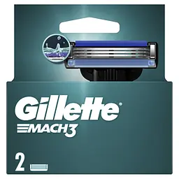 Змінні касети Gillette Mach3 2 шт. (3014260251970) - мініатюра 2