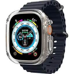 Чохол Spigen Чохол Apple Watch Ultra 49 мм Ultra Hybrid Crystal Clear Case - мініатюра 3