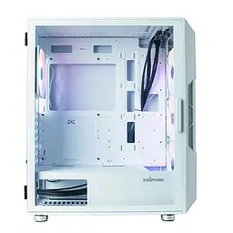 Корпус Zalman I3 Neo Mesh Tempered Glass без БЖ White (I3NEOWHITE) Без БП - мініатюра 3