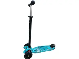 Самокат X-Treme KS-209W Чорний з блакитним (BP133906) - мініатюра 1