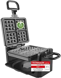 Вафельниця Emerio WM-110984.4 для 4 бельгійських вафель, що обертається - мініатюра 6