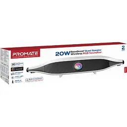 Акустична система Promate Delta-X 20W White (delta-x.white) - мініатюра 2