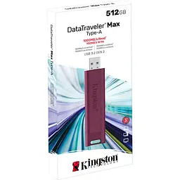USB флеш-накопичувач Kingston DataTraveler Max 512GB USB-A 3.2 Gen 2 Red (DTMAXA/512GB) [83519] - мініатюра 9