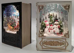 Новорічний нічник книга музичний XMAS WDL-24023B 19,1 см (47698-10092_818) - мініатюра 4
