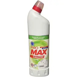 Гель для чищення ванних кімнат PROMAX 1л пляшка "Сантрі-гель" універсальний