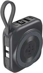 Павербанк Choetech Magnetic Wireless Black 10 000 mAh / 22.5 Вт (B697C-BKGY)