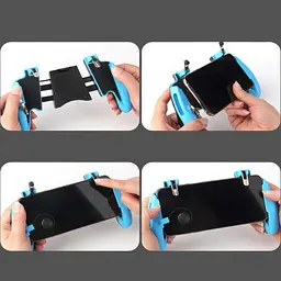 Геймпад для телефону синій mobile game controller Z8 тригер для смартфонів iphone - мініатюра 3