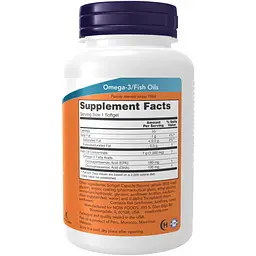 Омега 3 Now Foods Omega 3 Enteric 180 sgels - мініатюра 2
