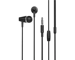 Навушники Hoco M34 honor music universal earphones with microphone чорні - мініатюра 3