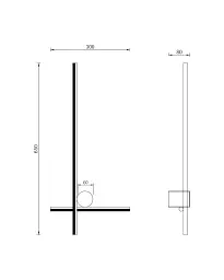 Бра Zuma Line Mill LED 1x14W 4000K 780Lm IP20 золотий - мініатюра 3