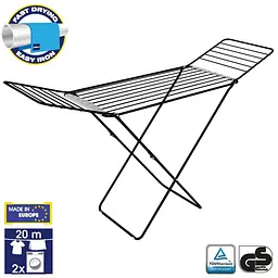 Сушарка для білизни підлогова Casa Si Swan 20m Black (CS92231C04E) - мініатюра 3