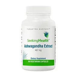 Трави Seeking Health Екстракт ашваганди, 467 мг, Ashwagandha Extract, 60 капсул (SKH-52014)