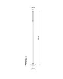 Світильник вуличний ландшафтний Nowodvorski 11546 Zola LED L 1x3W 3000K 100Lm IP54 чорний - мініатюра 5