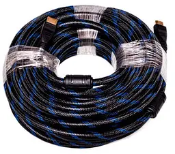 Відеo кабель PowerPlant Hdmi Hdmi 20 м позолочені конектори 1.4V Nylon Double ferrites - мініатюра 3