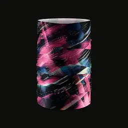 Мультипов'язка Buff Reflective Pink/Black (1033-BU 131225.555.10.00) - мініатюра 3