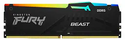 Модуль пам'яті Kingston Fury DDR5 16GB 5600MHz Beast RGB Black (KF556C40BBA-16)