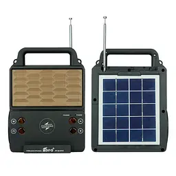 Сонячна зарядна система Solar FP-05WSL + 2 ліхтаря + радіо + Bluetooth + бездротова зарядка - мініатюра 6