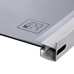 Душова кабіна Lidz Latwa SC80x80.SAT.HIGH.GR, скло тоноване 4 мм без піддона, Універсальна, тонований - мініатюра 5