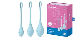 Вагінальні ширики Satisfyer Yoni Power 2, 13.5 см, блакитний - мініатюра 2