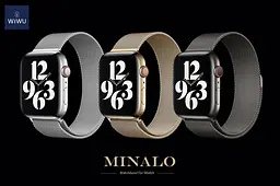 Ремінець WiWU Milano Stainless Steel для Apple Watch 42/44/45/49mm Gold [82229] - мініатюра 2
