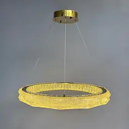 Люстра кільце Linisoln 7976-600 метал, кришталь, акрил LED 60 Вт 120-50 см - мініатюра 4
