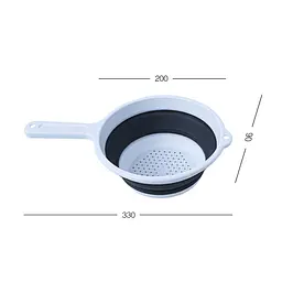 Друшляк складаний MBM My Home KP-79 біло-сірий 1.5 л (KP-79 WHITE/GRAY) - мініатюра 2