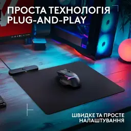 Килимок для мишки Logitech G PowerPlay 2 Charging System Mouse Pad (947-000003) - мініатюра 3