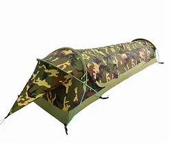 Тунельна одномісна палатка Solve - Woodland T007-водонепроникність-5000 мм