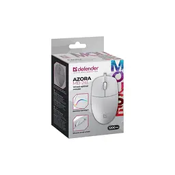 Мишка Defender Azora MB-241 LED USB White (52242) - мініатюра 5
