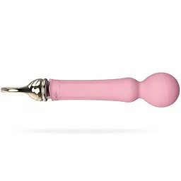 Вібромасажер Zalo Confidence Pre-Heating Wand Massager 22.5 см рожевий - мініатюра 3