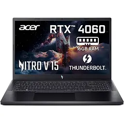 Ігровий ноутбук Acer Nitro V 15 ANV15-51-778C i7-13620H 49GHz, Full-HD, IPS, 16GB DDR5, 512GB, RTX 4060 8GB, Без - мініатюра 2