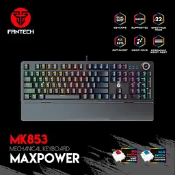 Клавіатура Fantech MaxPower MK853V2 Black (MK853V2) [115615] - мініатюра 4