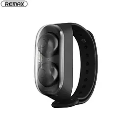Бездротова Bluetooth стерео гарнітура Remax TWS-15 з кейсом Чорний - мініатюра 2
