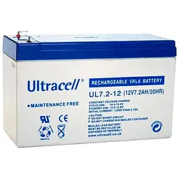 Батарея до ДБЖ Ultracell 12V-7.2Ah, AGM (UL7.2-12)